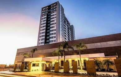 Imagem: O apartamento possui 1 Dormitório, 1 Banheiro, 1 Vaga na garagem