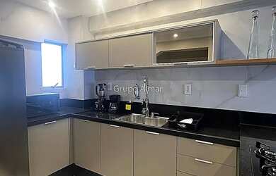 Imagem: O apartamento possui 2 Dormitórios, 1 Banheiro, 1 Vaga na garagem