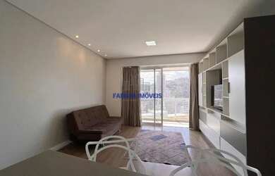 Imagem 4: Apartamento para alugar um quarto vista mar Pompéia Santos SP