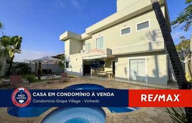 Imagem: A casa em condomínio possui 3 Dormitórios, 5 Banheiros, 3