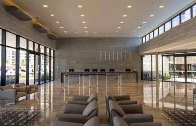 Imagem: O apartamento possui 1 Dormitório, 1 Vaga na garagem e está