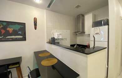 Imagem: A kitnet possui 1 Dormitório, 1 Banheiro, 34m² de Área e