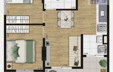 Imagem 1: Apartamento à venda, 35 m² por R$ 290.975,09 - Vila Mira - São Paulo/SP