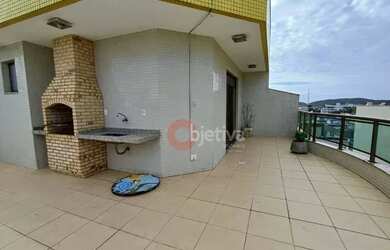 Imagem: O apartamento na cobertura possui 4 Dormitórios, 4 Banheiros