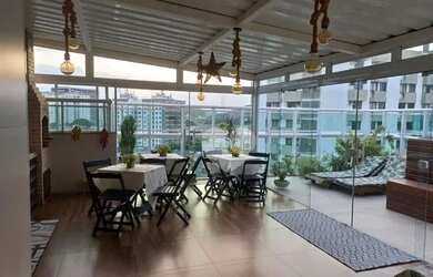 Imagem: O apartamento na cobertura possui 3 Dormitórios, 2 Banheiros