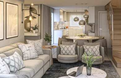 Imagem: A casa possui 3 Dormitórios, 3 Banheiros, 2 Vagas na garagem