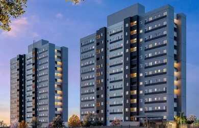 Imagem: O apartamento possui 2 Dormitórios, 1 Banheiro, 1 Vaga na garagem