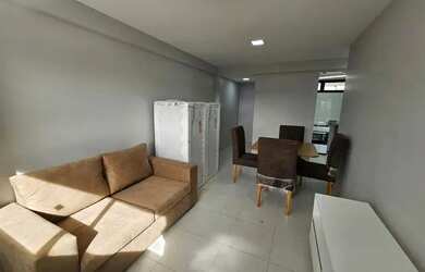 Imagem: O apartamento possui 1 Dormitório, 1 Banheiro, 1 Vaga na garagem