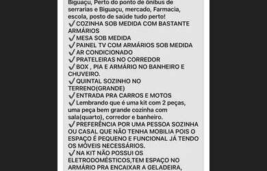 Imagem 7: ALUGO KIT TODA SOB MEDIDA INCLUSO LUZ E ÁGUA FICA NO BOM VIVER