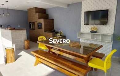 Imagem: A casa em condomínio possui 3 Dormitórios, 3 Banheiros, 2