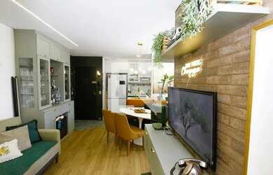 Imagem: O apartamento possui 2 Dormitórios, 2 Banheiros, 2 Vagas na