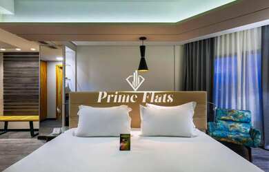 Imagem: O studio possui 1 Dormitório, 1 Banheiro, 1 Vaga na garagem