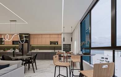 Imagem: O apartamento possui 3 Dormitórios, 5 Banheiros, 2 Vagas na