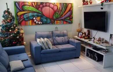 Imagem: A casa em condomínio possui 3 Dormitórios, 2 Banheiros, 2