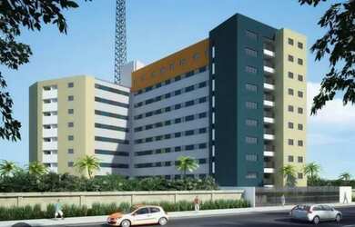 Imagem: O apartamento possui 1 Dormitório, 1 Banheiro, 1 Vaga na garagem