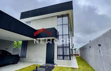 Imagem: A casa possui 3 Dormitórios, 3 Banheiros, 2 Vagas na garagem