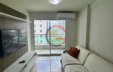 Imagem: O apartamento possui 1 Dormitório, 1 Banheiro, 1 Vaga na garagem