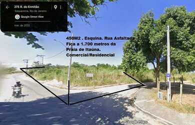 Imagem: O terreno possui 450m² de Área e está localizado em Leigos