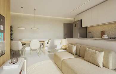 Imagem: O apartamento possui 2 Dormitórios, 2 Banheiros, 1 Vaga na