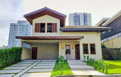 Imagem: A casa em condomínio possui 3 Dormitórios, 5 Banheiros, 4