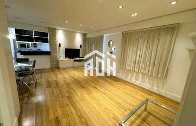 Imagem: O apartamento possui 1 Dormitório, 3 Banheiros, 1 Vaga na garagem