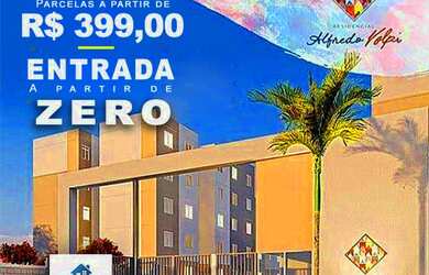 Imagem: O apartamento possui 2 Dormitórios, 1 Banheiro, 45m² de Área