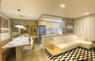 Imagem: O apartamento possui 2 Dormitórios, 1 Banheiro, 1 Vaga na garagem