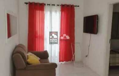 Imagem: O apartamento possui 2 Dormitórios, 1 Banheiro, 1 Vaga na garagem