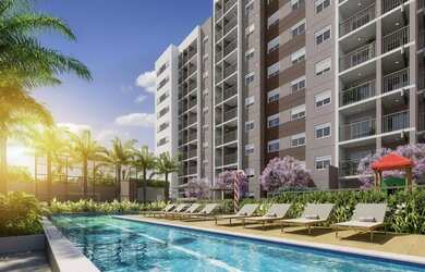 Imagem: O apartamento possui 2 Dormitórios, 2 Banheiros, 1 Vaga na