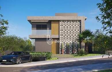 Imagem: A casa em condomínio possui 4 Dormitórios, 5 Banheiros, 4