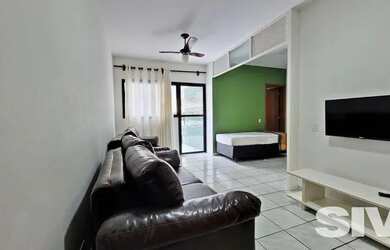 Imagem: O apartamento possui 1 Dormitório, 1 Banheiro, 1 Vaga na garagem