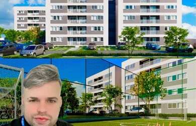 Imagem: O apartamento possui 2 Dormitórios, 1 Banheiro, 1 Vaga na garagem