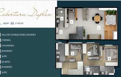 Imagem: APARTAMENTOS NA PLANTA - COBERTURAS EXCLUSIVAS