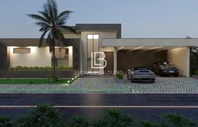 Imagem: A casa possui 4 Dormitórios, 5 Banheiros, 3 Vagas na garagem