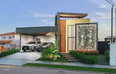 Imagem: A casa em condomínio possui 3 Dormitórios, 4 Banheiros, 4