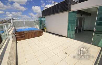 Imagem: O apartamento na cobertura possui 3 Dormitórios, 3 Banheiros