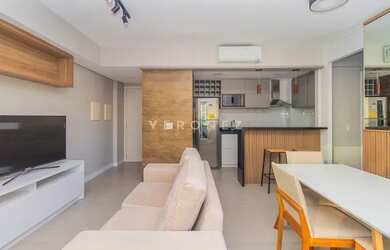 Imagem: O apartamento possui 1 Dormitório, 1 Banheiro, 39m² de Área