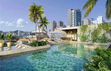 Imagem: O apartamento possui 2 Dormitórios, 3 Banheiros, 2 Vagas na