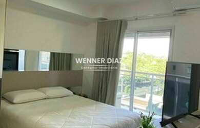 Imagem: O studio possui 1 Dormitório, 1 Banheiro, 1 Vaga na garagem