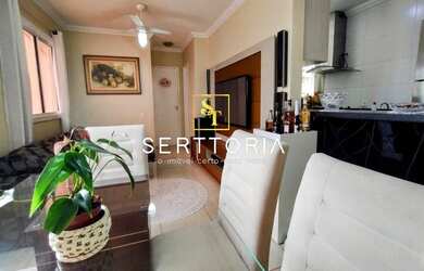 Imagem: O apartamento possui 2 Dormitórios, 1 Banheiro, 1 Vaga na garagem