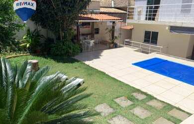 Imagem: A casa em condomínio possui 4 Dormitórios, 4 Banheiros, 5