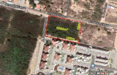 Imagem: O terreno possui 5.000m² de Área e está localizado em Parque