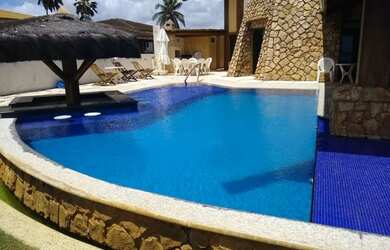 Imagem 9: Mansão Pé na areia. Piscina, Churrasqueira, Imóvel mobiliadoeAr-condicionado