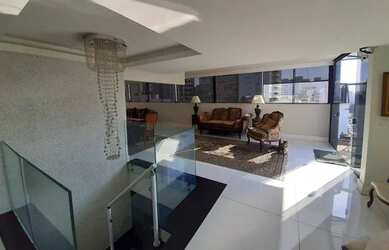 Imagem: O apartamento na cobertura possui 4 Dormitórios, 5 Banheiros