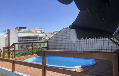 Imagem: O apartamento na cobertura possui 3 Dormitórios, 4 Banheiros