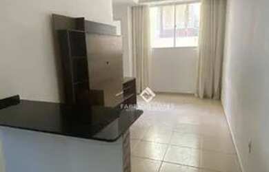 Imagem: O apartamento possui 2 Dormitórios, 1 Banheiro, 1 Vaga na garagem