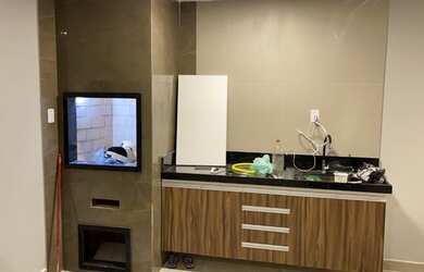 Imagem: A casa em condomínio possui 2 Dormitórios, 2 Banheiros, 2