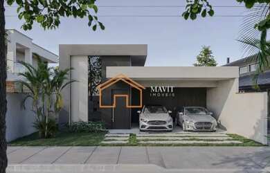 Imagem: A casa possui 2 Dormitórios, 1 Banheiro, 2 Vagas na garagem