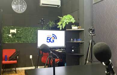 Imagem 5: Estúdio completo para podcast