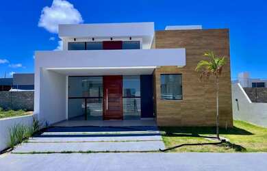 Imagem: A casa em condomínio possui 3 Dormitórios, 3 Banheiros, 2